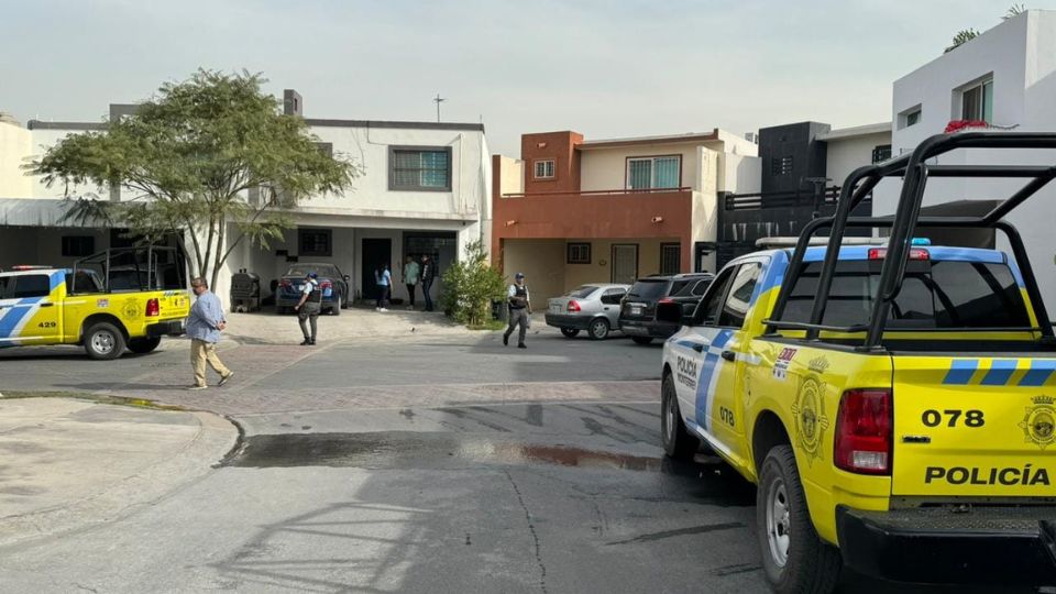 Operativo de seguridad en el municipio de Monterrey.