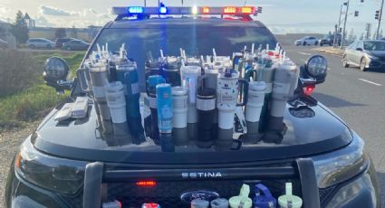 ¡De locura!, mujer roba 65 vasos Stanley en tienda de California