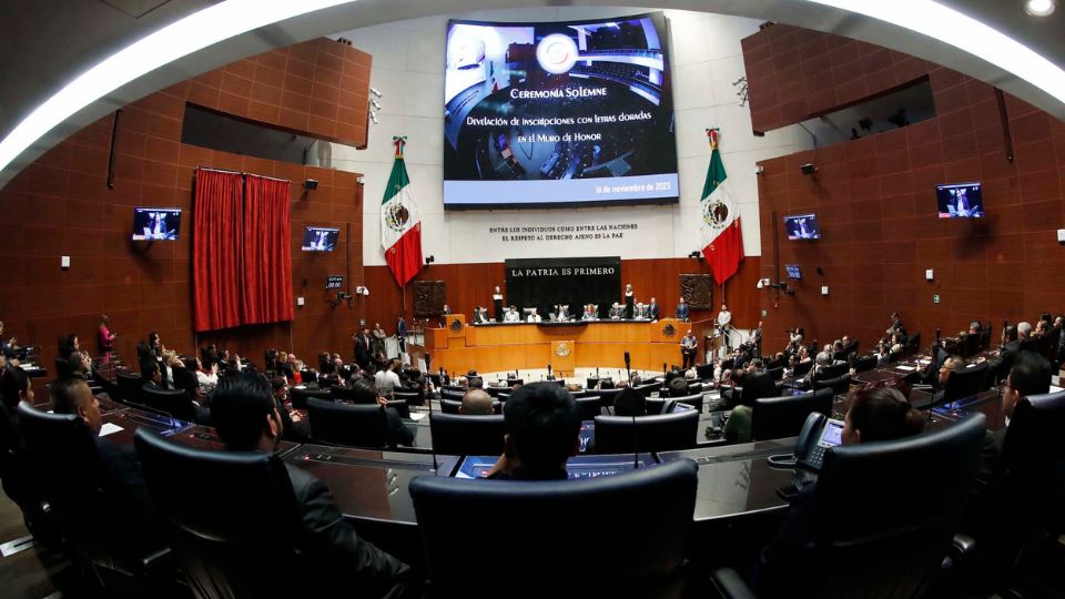 Tribuna del Senado de la República.