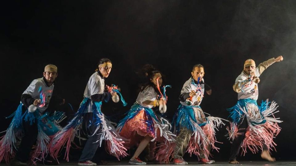 Escena de la obra de teatro “Ese Boker, en el campo del dolor”.