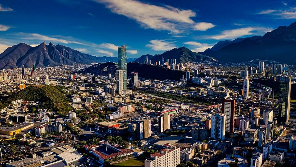 Primer cuadro de la ciudad de Monterrey.