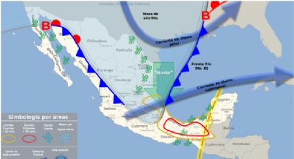 ¿Cuándo ingresará al País el Frente Frío 31 y qué Estados afectará?