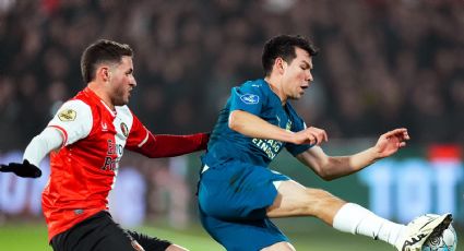 Eredivisie: Santi Giménez le gana al 'Chucky' Lozano y Feyenoord avanza en la Copa