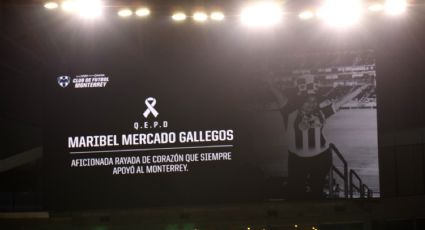 Rayados homenajea a Maribel Mercado, aficionada fallecida en Torreón