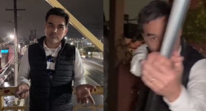 Video: 'Pato' Zambrano detecta persona apuntándolo con pistola en Monterrey