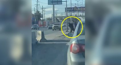 Pelea entre automovilistas detiene el tráfico en avenida Manuel L. Barragán