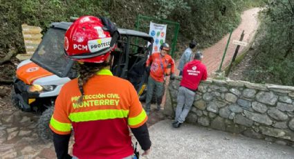 Rescatan a hombre lesionado en La Estanzuela, en Monterrey