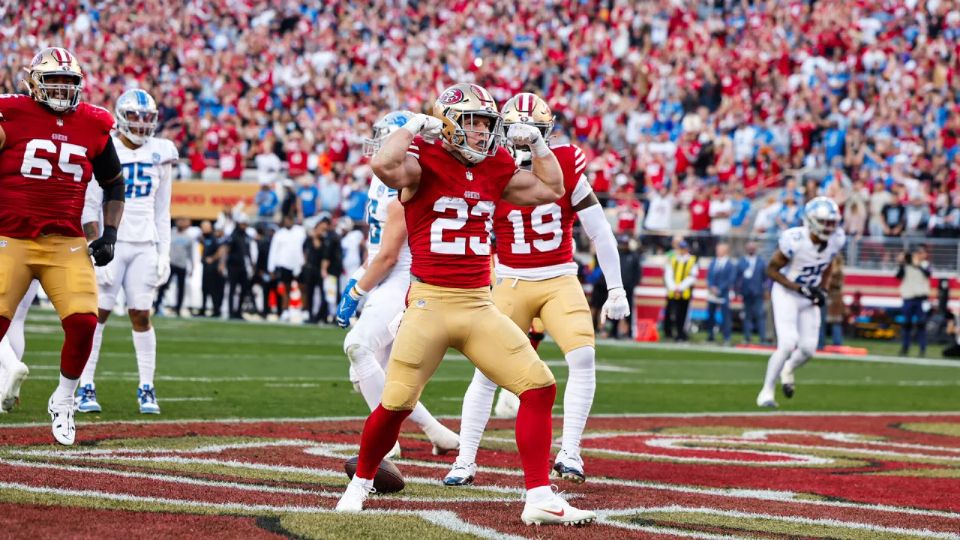 En la final de la Conferencia Nacional, los San Francisco 49ers remontaron y derrotaron a los Detroit Lions por un marcador de 34-31.