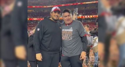 NFL: Vive Alfredo Gutiérrez emotivo momento con su padre en festejos de 49ers