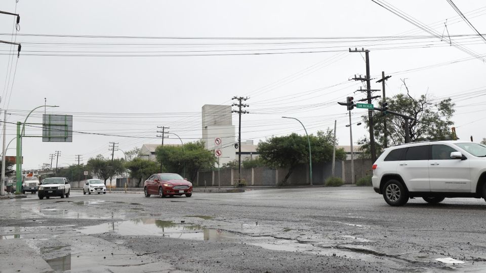 Avenida Ruiz Cortines en su cruce con avenida San Nicolás.