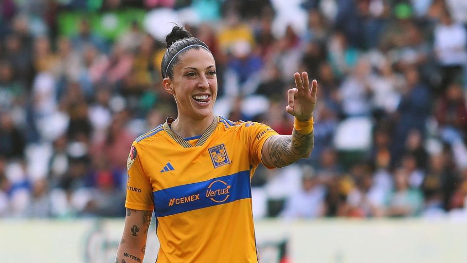 Jennifer Hermoso, estrella de Tigres Femenil.