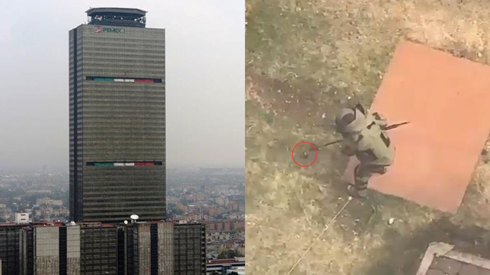 Retiran artefacto posiblemente explosivo de sede de Pemex en CDMX