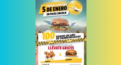 ¡Gana un año de hamburguesas gratis!