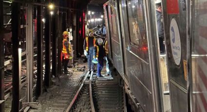 Choque de trenes deja 24 heridos en Nueva York