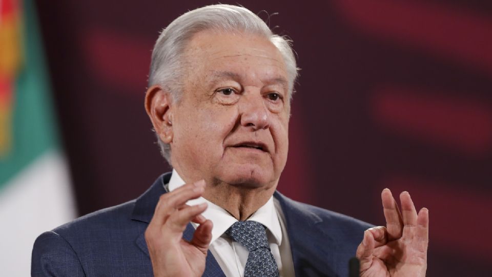 Presidente Andrés Manuel López Obrador en rueda de prensa