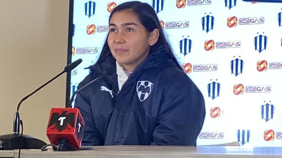 Nicolé Pérez habló con los medios de cara al debut de Rayadas en el Clausura 2024