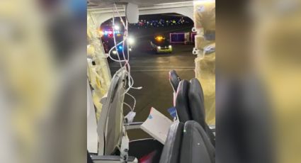 Avión aterriza de emergencia tras desprenderse una ventanilla