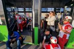 Chocan camiones de Ecovía en Monterrey; hay lesionados