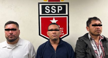 Detienen a 3 hombres por presuntamente robar las limosnas de 3 iglesias en San Pedro