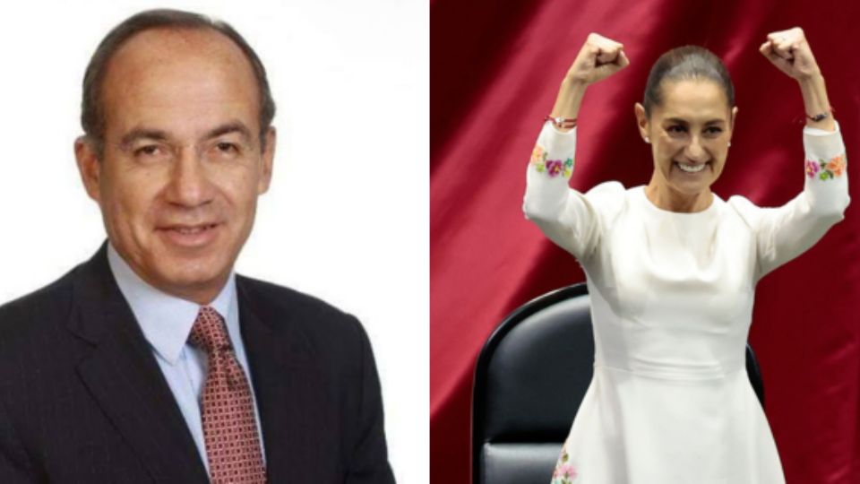 Felipe Calderón desea éxito a Claudia Sheinbaum.