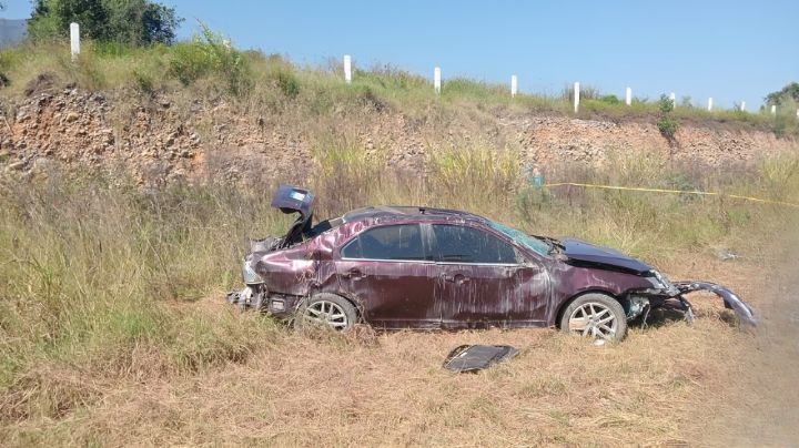 Volcadura en Cadereyta deja un muerto y 3 lesionados