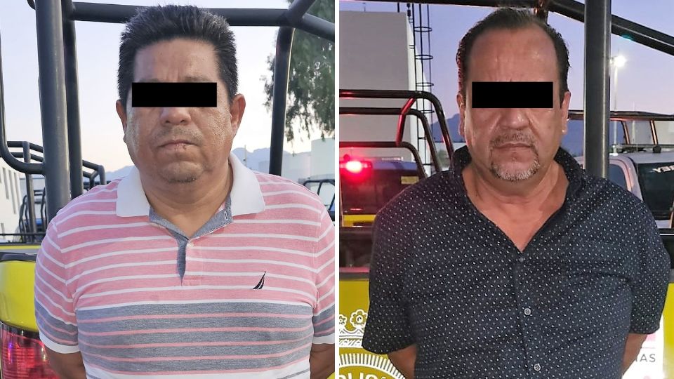 La detención de Gerardo P. de 58 años y José Luis L., de 47 años.