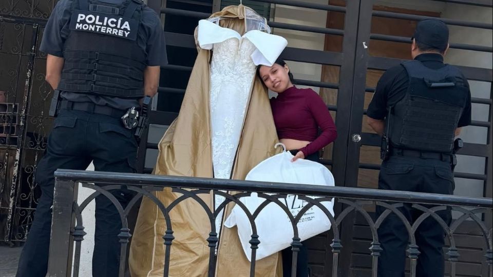 Recuperan vestido de novia pocos días antes de la boda.