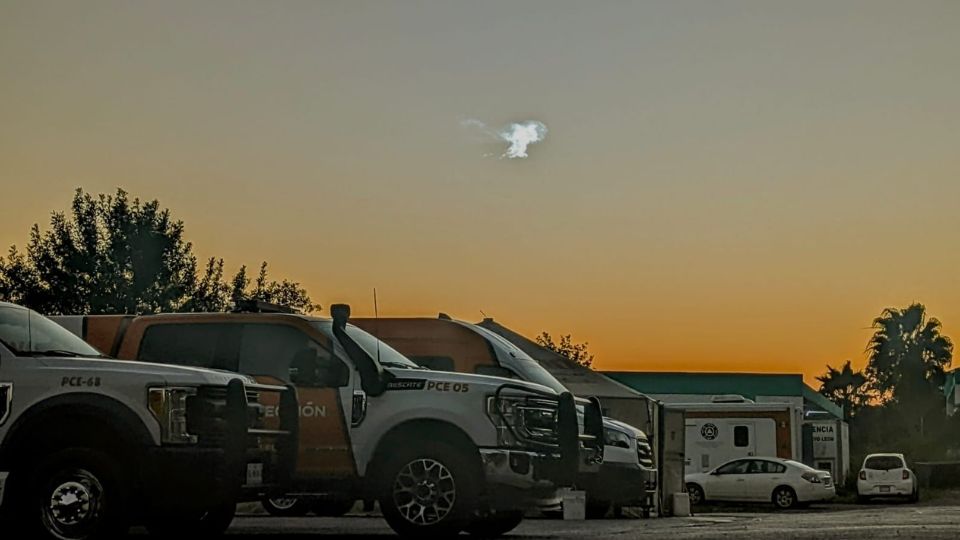 Extraña nube en los cielos de General Bravo, Nuevo León