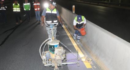 Inician obras de delimitación de carriles en Monterrey, ¿Qué avenidas serán beneficiadas?