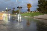 Lluvia intensa azota el centro de Monterrey