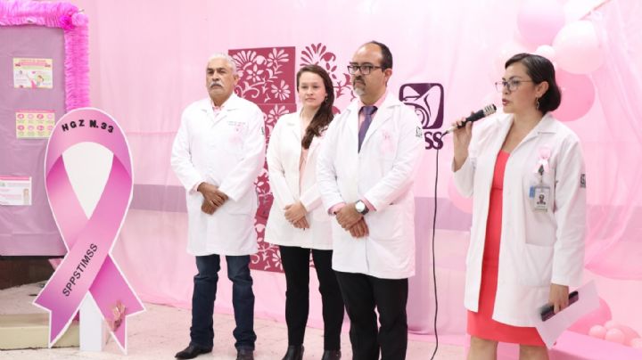 IMSS Nuevo León refuerza acciones para la detección y tratamiento del cáncer de mama