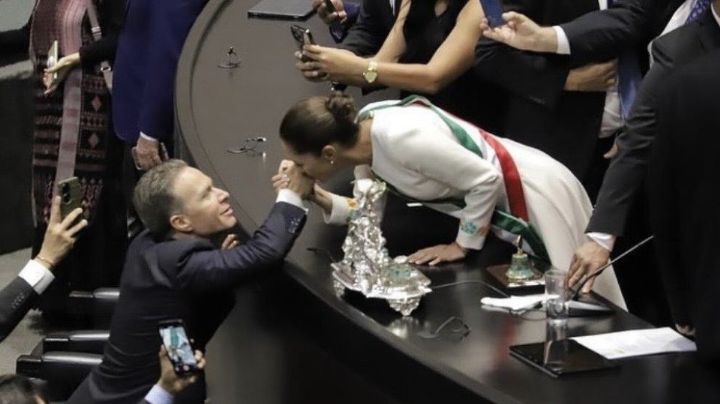 ¿Por qué Claudia Sheinbaum besó la mano de Manuel Velasco?