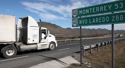 Reparaciones en la autopista Monterrey - Nuevo Laredo provoca caos vial