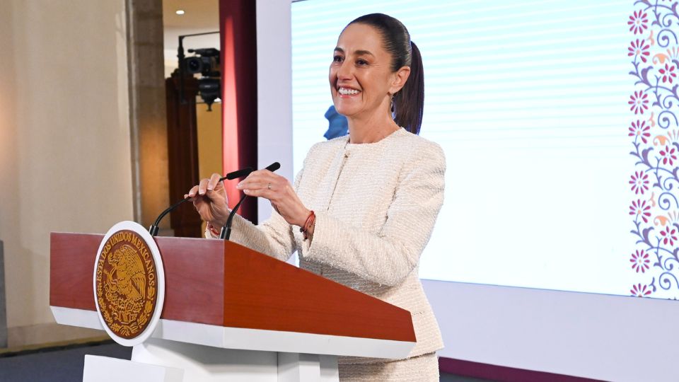 Claudia Sheinbaum, presidenta de México en rueda de prensa