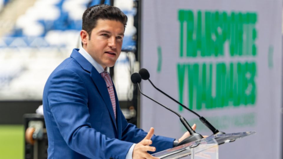 Samuel García, gobernador de Nuevo León.