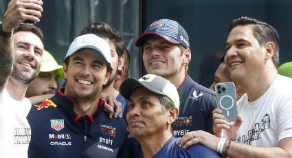 Fórmula 1: Checo le gana a Verstappen...en futbol