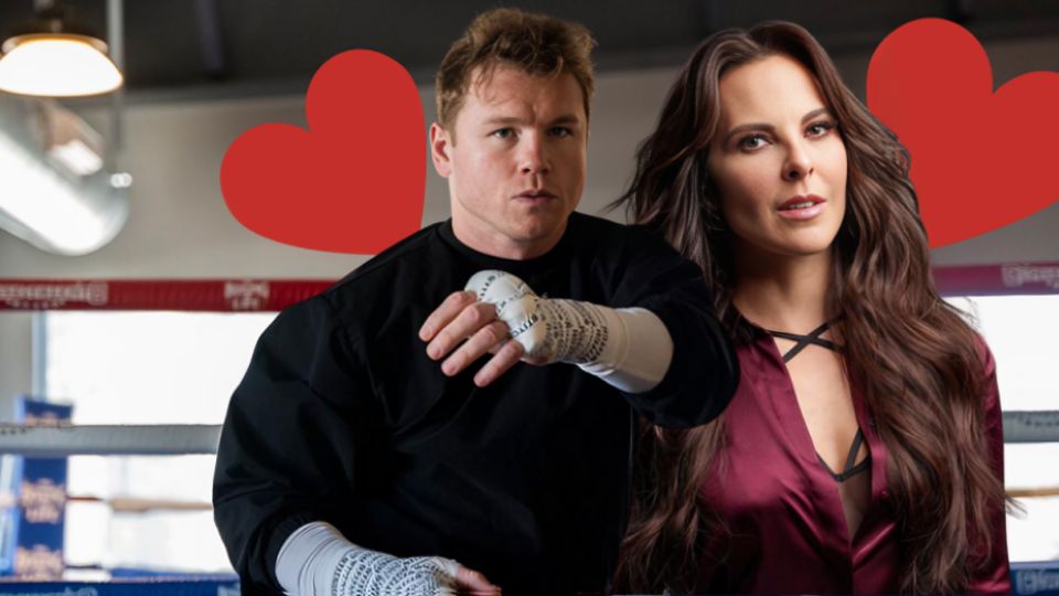 La relación entre Kate del Castillo y 'El Canelo'.