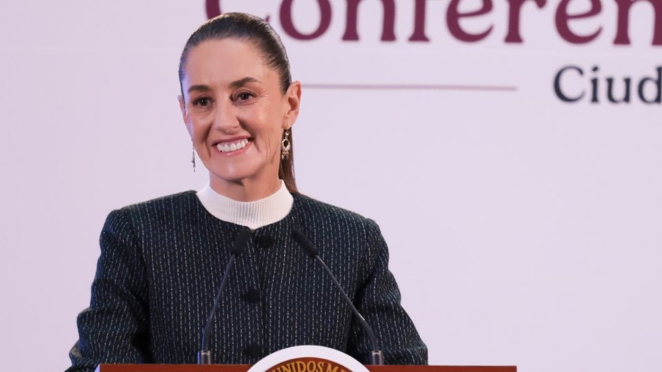 Presidenta Claudia Sheinbaum en conferencia de prensa