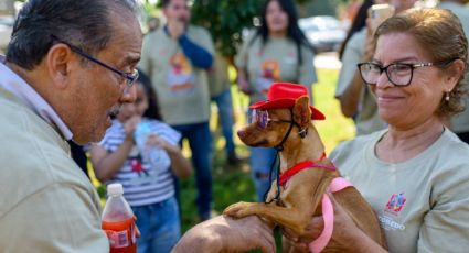 Con caminata y ceremonia espiritual celebran a las mascotas en Escobedo, NL