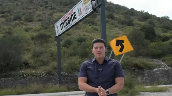 Samuel asegura que carretera de Linares a Galeana está reparada