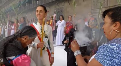 ¿Claudia Sheinbaum incluyó un 'ritual de brujería' en su toma de protesta?