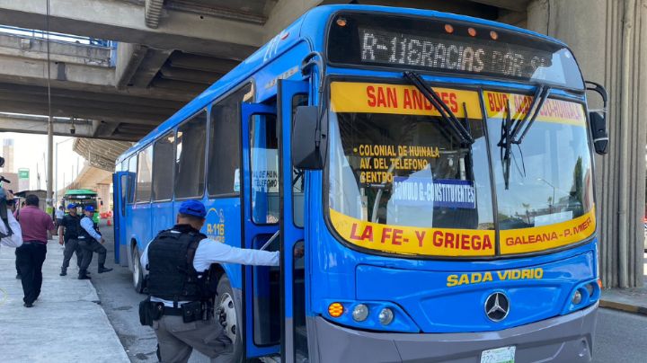 Policías de Monterrey inspeccionarán camiones en zonas de mayor afluencia