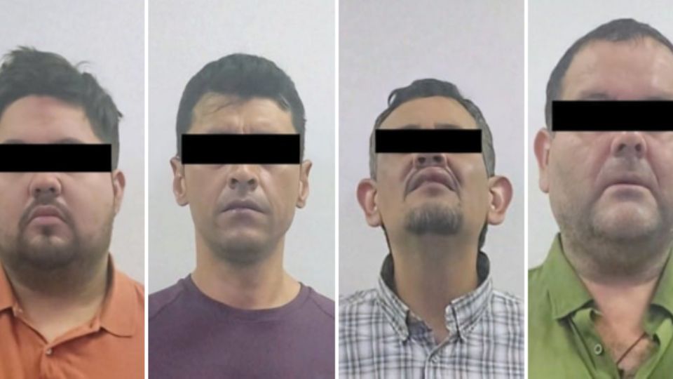 Detienen a 4 hombres por posesión de 54 kilogramos de cristal.