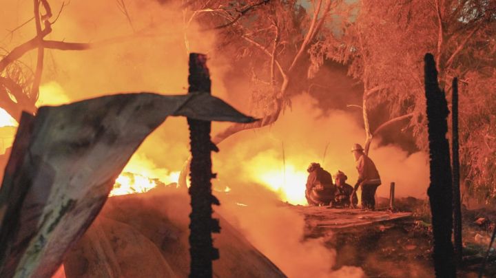 Incendio destruye tejabanes de 3 familias en García
