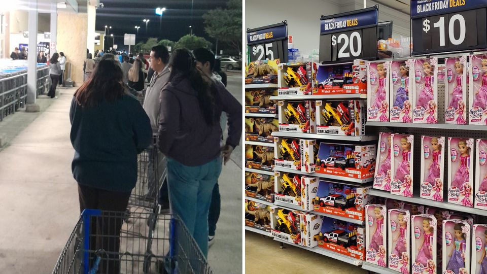 Regios acuden a tiendas de Texas y aprovechan ofertas por Black Friday