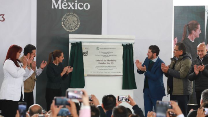 Inaugura Sheinbaum clínica del IMSS en San Nicolás