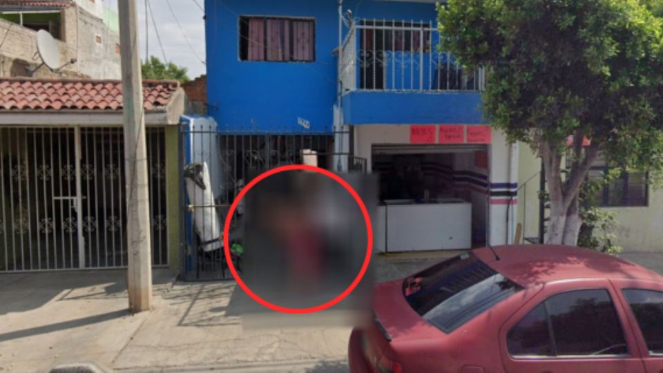 Vehículo de Google Maps captó pelea entre un hombre y una mujer en calles de Guadalajara, Jalisco.