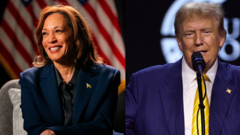 Kamala Harris y Donald Trump.