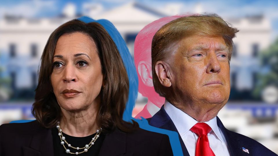 Donald Trump y Kamala Harris compiten por la presidencia de Estados Unidos