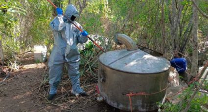 Ejercito desmantela laboratorio clandestino de droga sintética en Ensenada